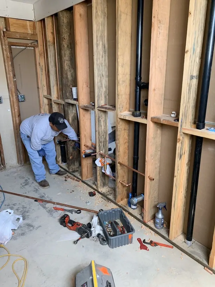 Commercial rough-in plumbing for Water Heater Replacement in Kentfield